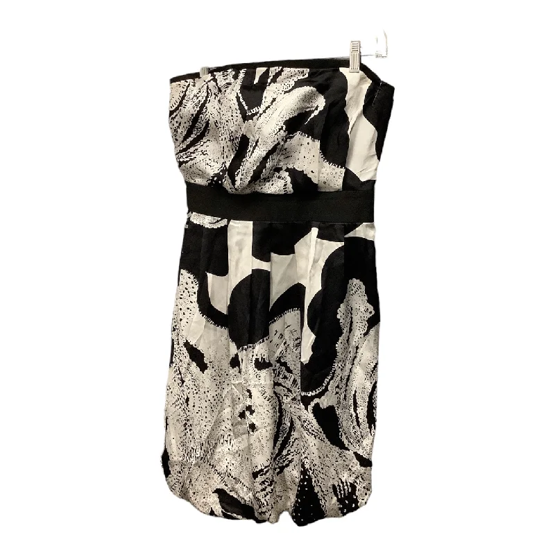 Price Slash Black & White Dress Party Short Reiss, Size 8
