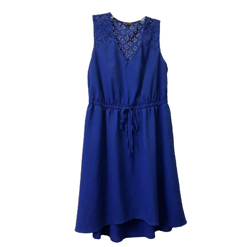 Bargain Prices Blue Dress Casual Midi By Bebop, Size: L
