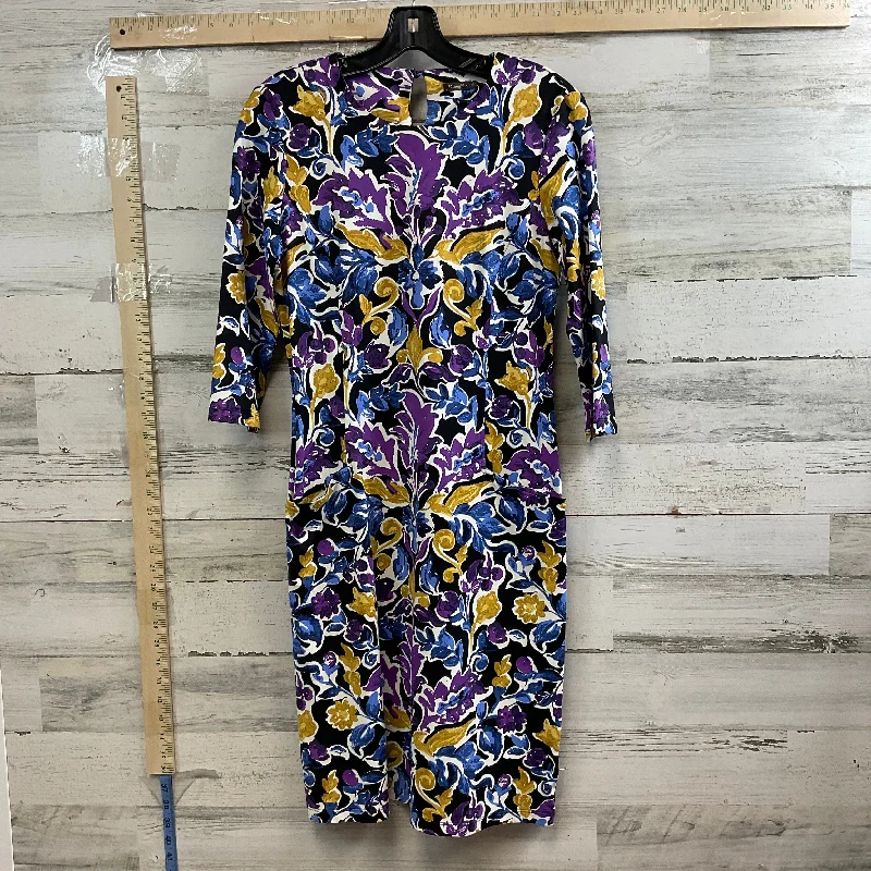 Today’s Deal Purple & Yellow Dress Work J Mclaughlin, Size S