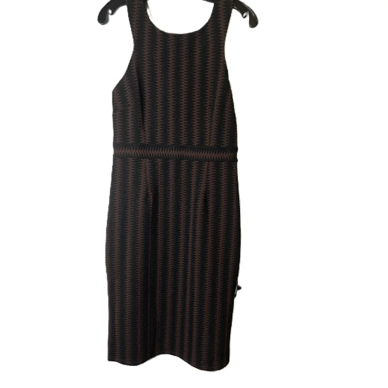 Early Bird Discount Brown Dress Work By Maeve, Size: M