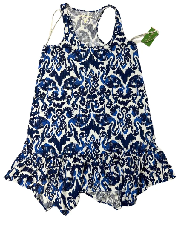 Deep Discounts Blue Dress Casual Short Lilly Pulitzer, Size S