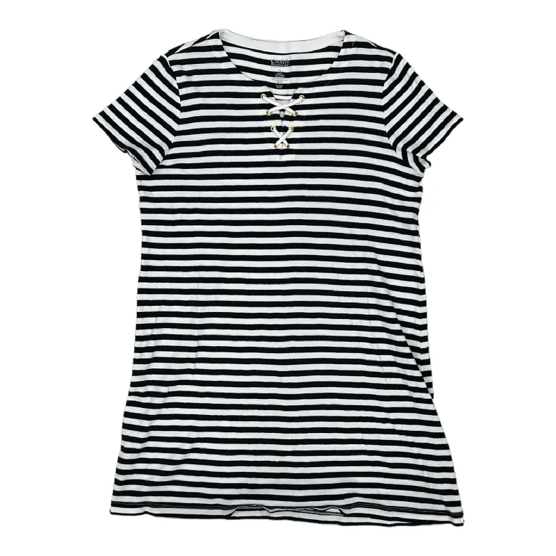 Steals and Deals STRIPED PATTERN DRESS CASUAL SHORT by CROFT AND BARROW Size:XL