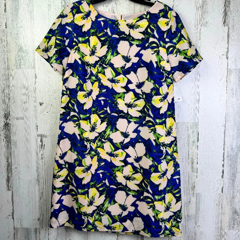 Can't Miss Blue & Pink Dress Work J. Crew, Size S