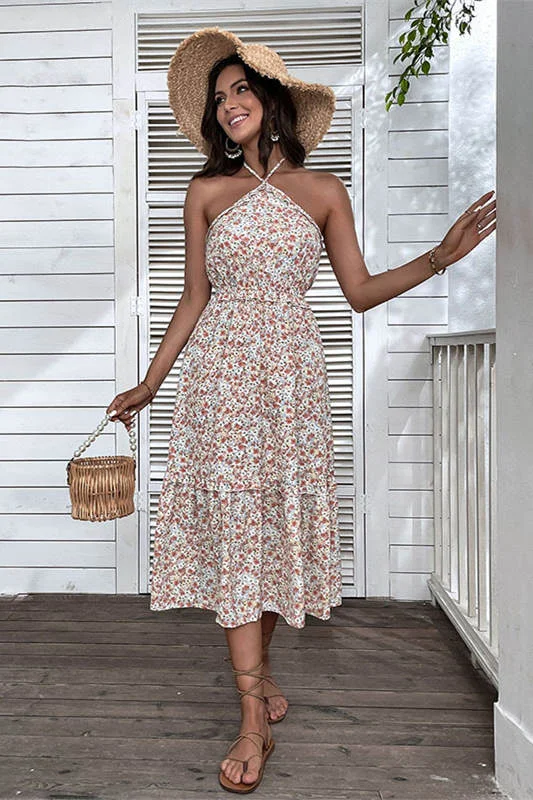 Anniversary Sale Hlater Floral Printed Long Summer Dress