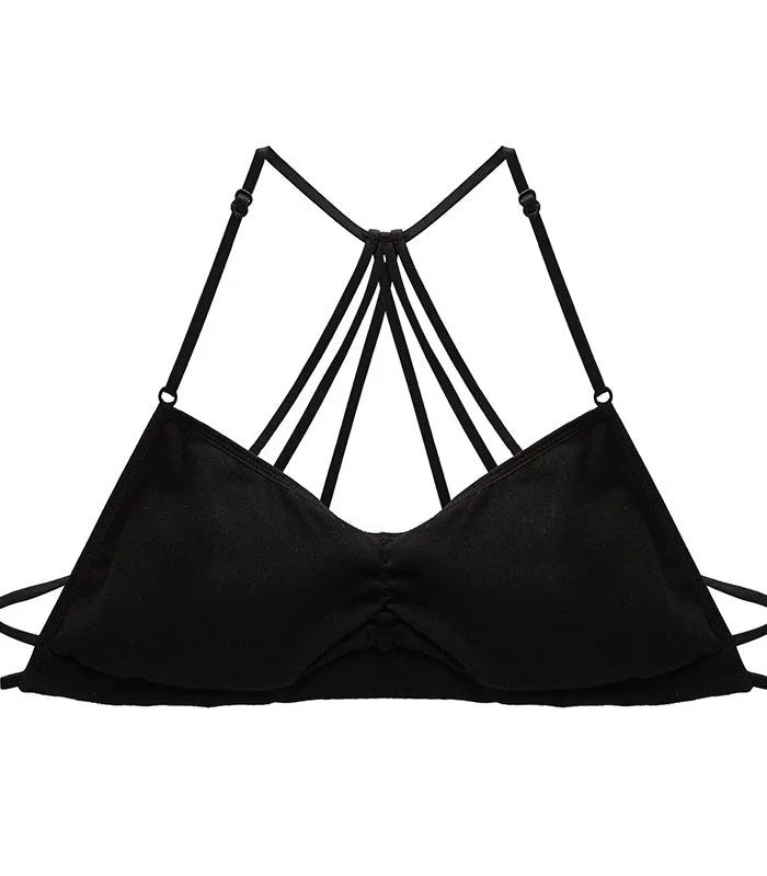 Blowout Sale Triangle Black Lingerie Set