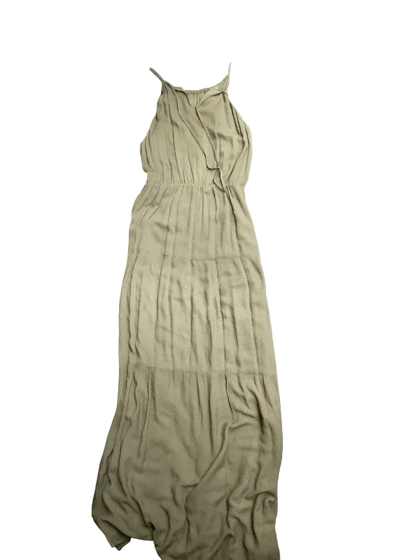 Super Sale Green Dress Casual Maxi Loft, Size M