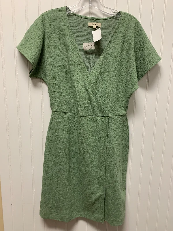 Crazy Savings Green Dress Casual Short Madewell, Size S