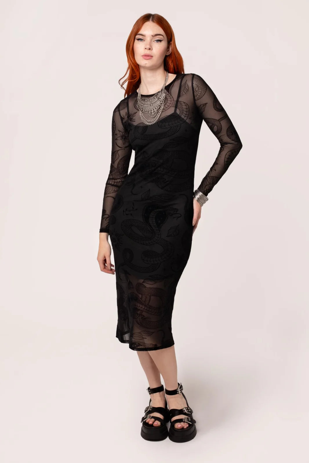 Savings Event Snake Charmer Dress - Preorder for dispatch 29th January