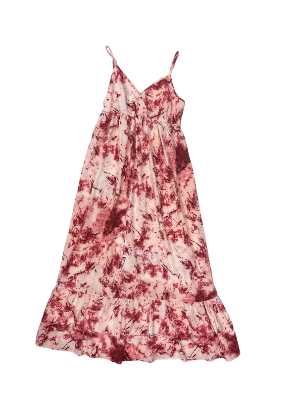 Members Only Pink Dress Casual Maxi Shein, Size L