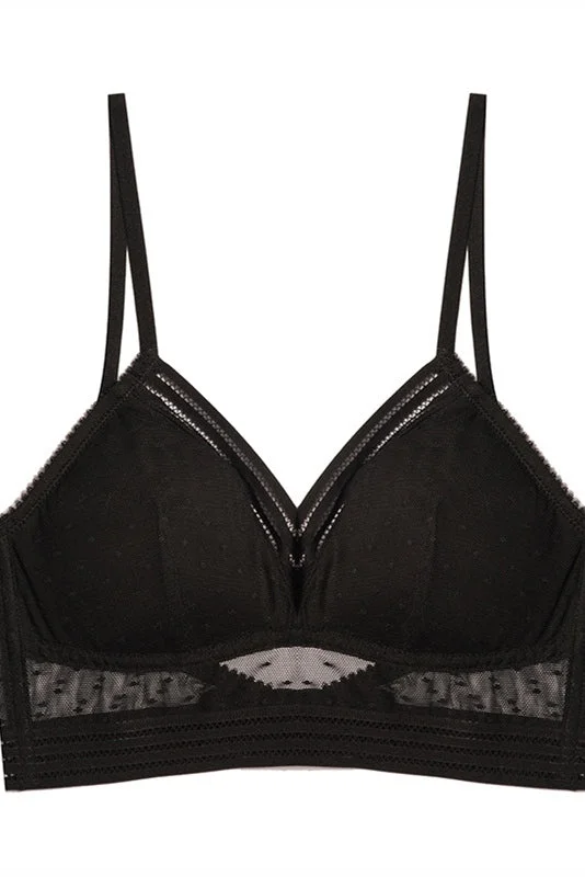 Deal Frenzy U-Back Black Lingerie Set