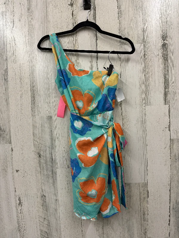 Steals and Deals Green Dress Casual Short Clothes Mentor, Size S