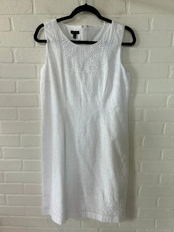 Great Deals White Dress Casual Short Talbots, Size S