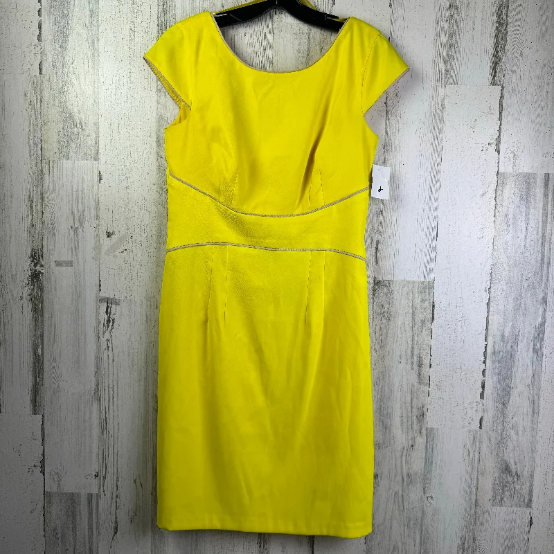 Mega Deal Yellow Dress Work Roz And Ali, Size S