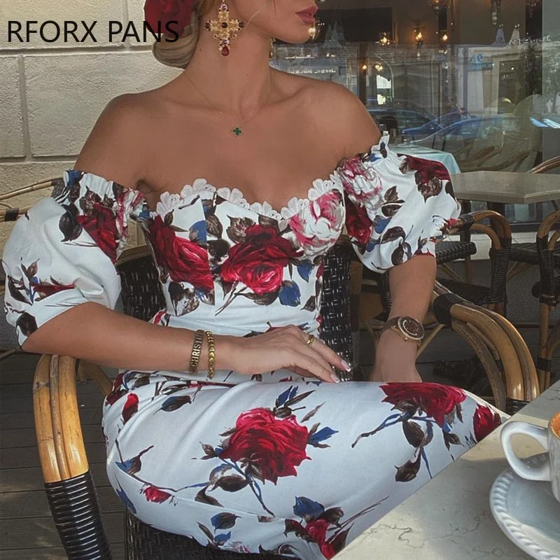 Extra Savings Back to College Women Short Sleeve Floral Print Lace Trim Midi Dress Bodycon Sexy Party Dress Extra Savings Back to College Women Short Sleeve Floral Print Lace Trim Midi Dress Bodycon Sexy Party Dress