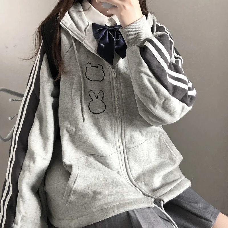 Don't Wait Christmas Gift QWEEK Kawaii Hoodie Women Zip Up Sweatshirt Preppy Style Korean Fashion Zipper Tracksuit Cute Tops Thick Harajuku Clothes Don't Wait Christmas Gift QWEEK Kawaii Hoodie Women Zip Up Sweatshirt Preppy Style Korean Fashion Zipper Tracksuit Cute Tops Thick Harajuku Clothes