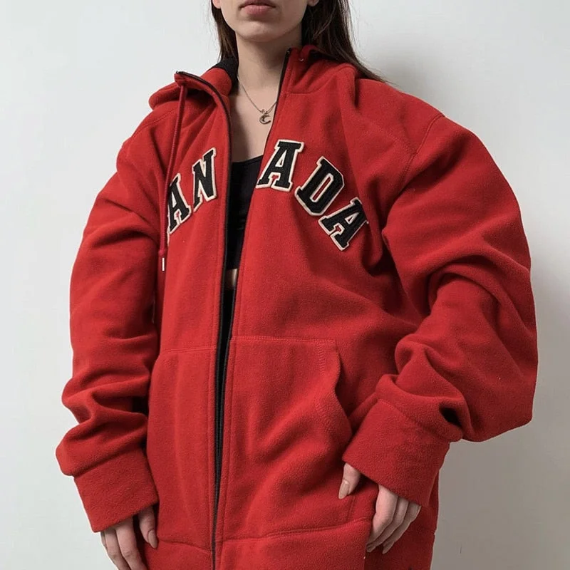 Discount Mania Christmas Gift Y2K Large Letter Embroidery Hoodie Loose Women's Zipper Plus Size Hoodie Spring And Autumn Extra Large Hooded Sweatshirt Tops Discount Mania Christmas Gift Y2K Large Letter Embroidery Hoodie Loose Women's Zipper Plus Size Hoodie Spring And Autumn Extra Large Hooded Sweatshirt Tops