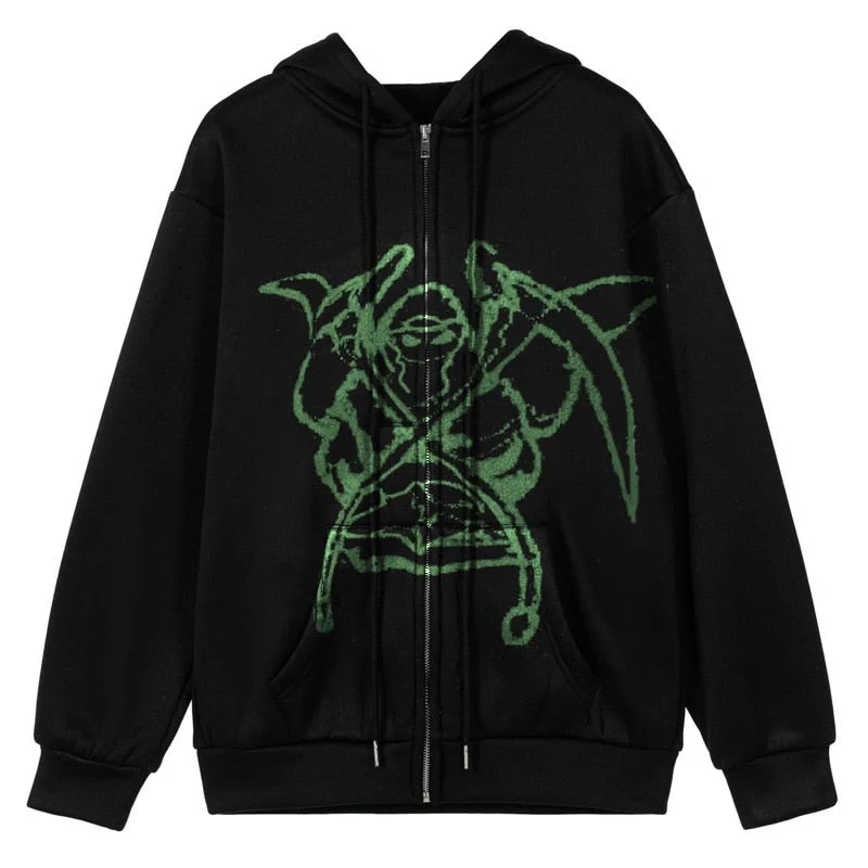 Black (Green Print)