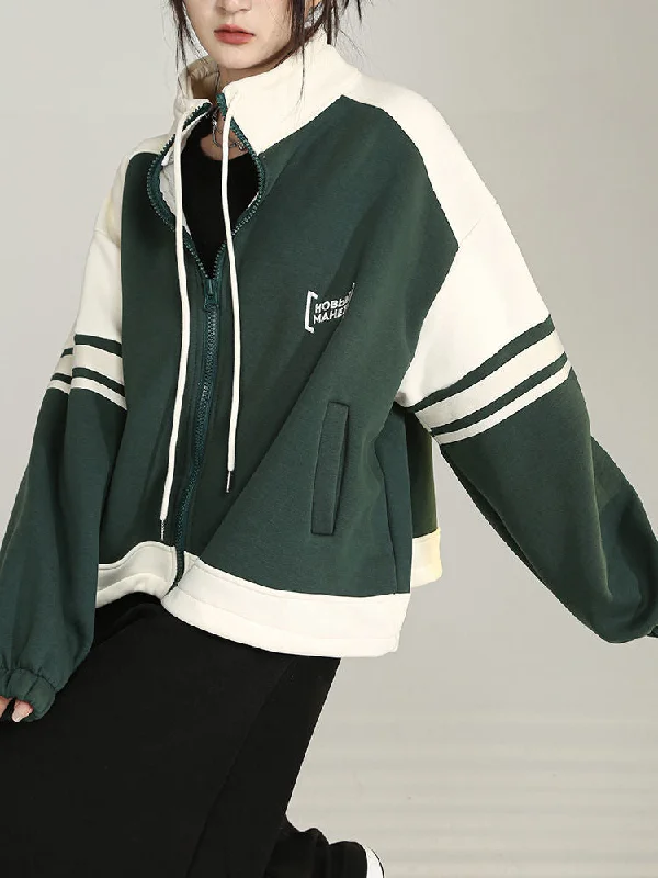 Buy Now Awakecrm Deeptown Y2K Vintage Striped Zipper Hoodies Women Harajuku Hip Hop Oversized Sweatshirts Loose Casual All-Match Tops High Street Buy Now Awakecrm Deeptown Y2K Vintage Striped Zipper Hoodies Women Harajuku Hip Hop Oversized Sweatshirts Loose Casual All-Match Tops High Street