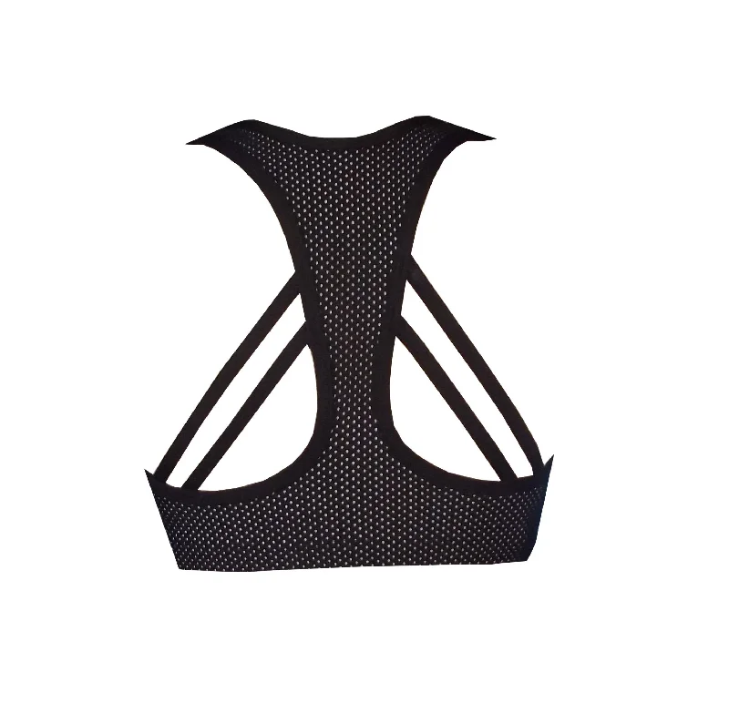 Limited Edition Anchor Power Mesh Sports Crop Top BK98