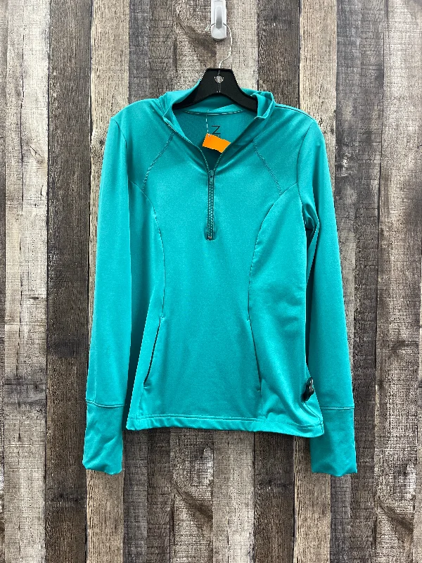 Best Seller Athletic Top Long Sleeve Collar By Zella  Size: M