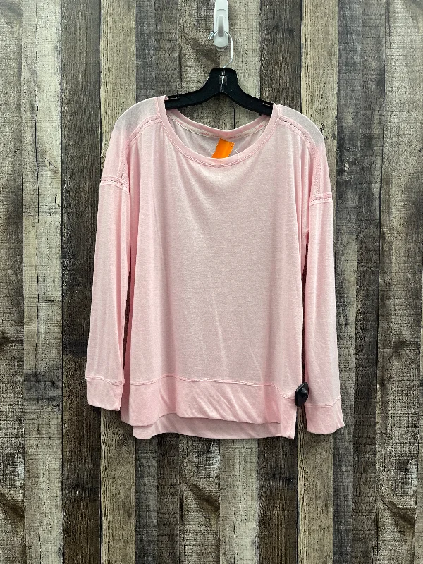 Price Break Athletic Top Long Sleeve Crewneck By Calvin Klein Performance  Size: S
