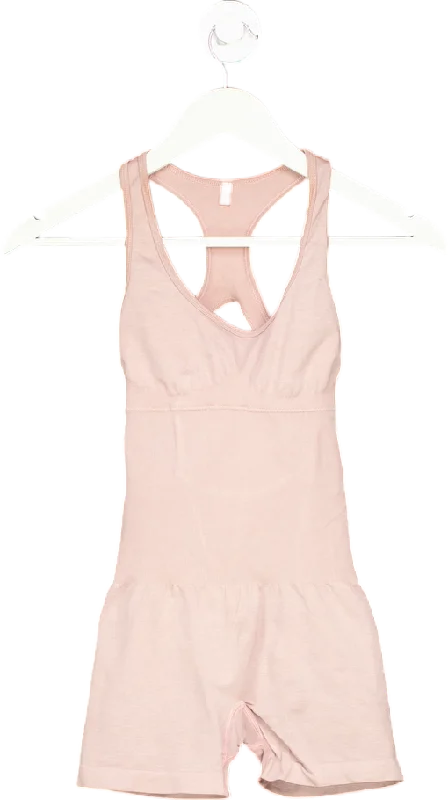 Daily Deals Bo + Tee Pink Racerback Playsuit UK XS