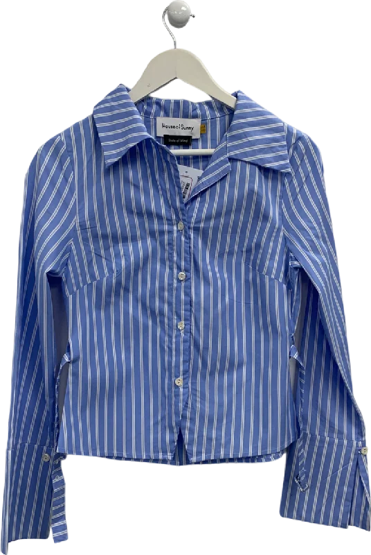 Major Savings HOUSE OF SUNNY Blue Belted Shirt UK 6