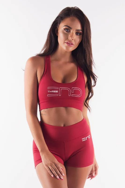 Super Sale HYPED SPORTS BRA - DEEP RED