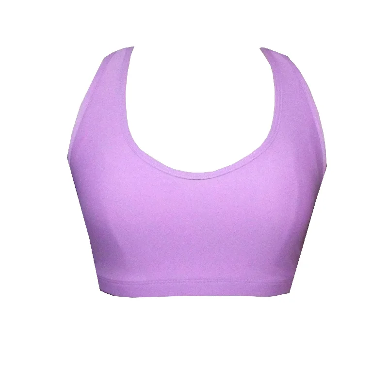 Reduced Prices Lilac Sports Crop Top