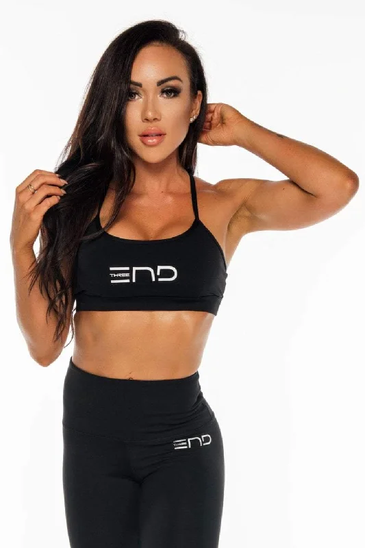 New Markdowns MILITARY SPORTS BRA - BLACK