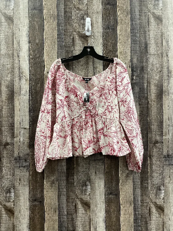 Major Savings Top Long Sleeve By Express  Size: M