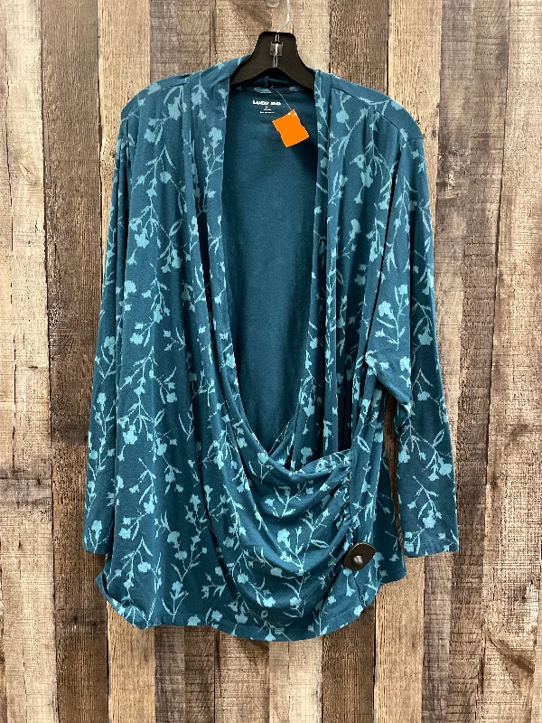 Exclusive Savings Top Long Sleeve By Lands End  Size: 3x