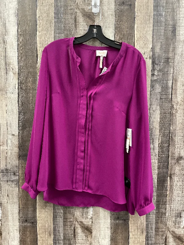 Final Clearance Top Long Sleeve By Laundry  Size: L