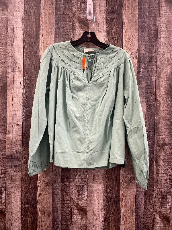 Huge Savings Top Long Sleeve By Universal Thread  Size: Xs