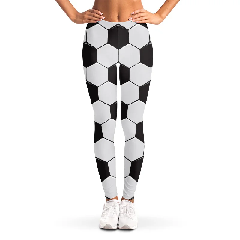 Price Reduction Soccer Ball Print Women's Leggings