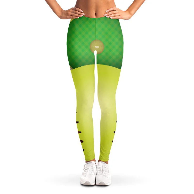 Reduced Prices Softball Field And Ball Print Women's Leggings