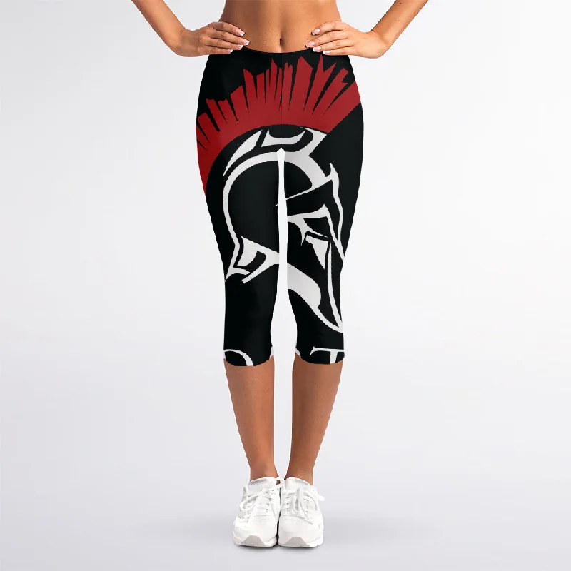 Value Deals Spartan Molon Labe Print Women's Capri Leggings