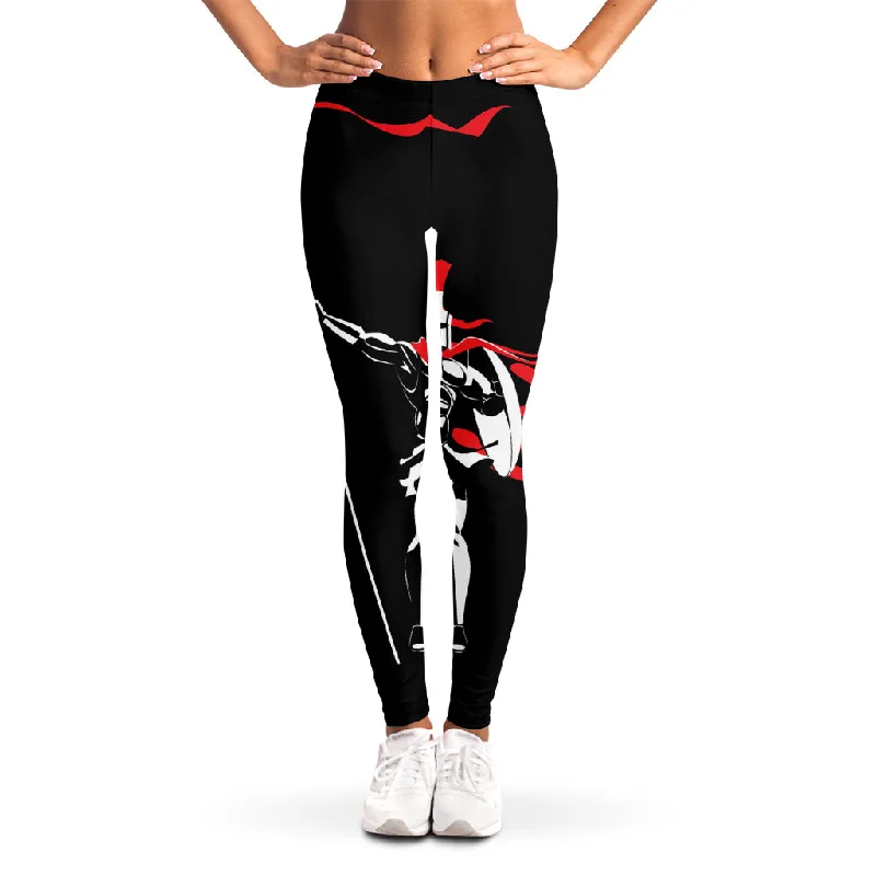 Final Markdown Spartan Warrior Print Women's Leggings