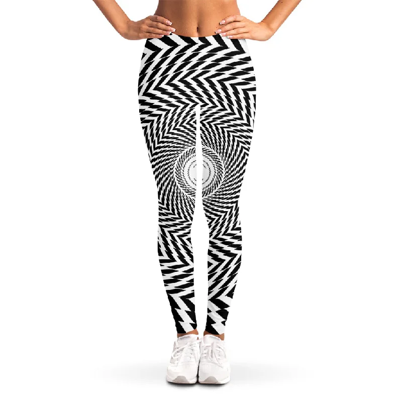 Fantastic Offers Spiral Illusory Motion Print Women's Leggings
