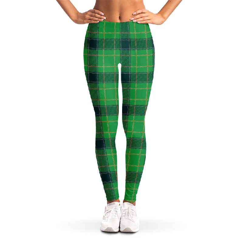 Limited Quantity St. Patrick's Day Scottish Plaid Print Women's Leggings