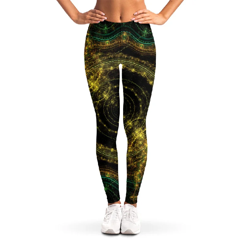 Reduced Prices Steampunk Fractal Print Women's Leggings