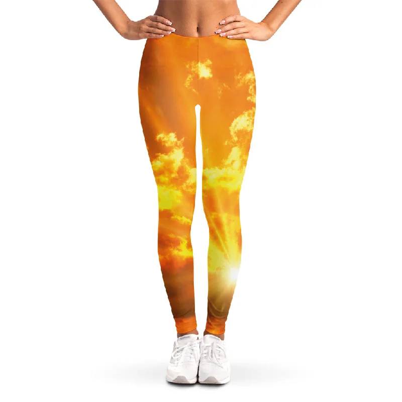 Special Price Sunrise Sky Print Women's Leggings
