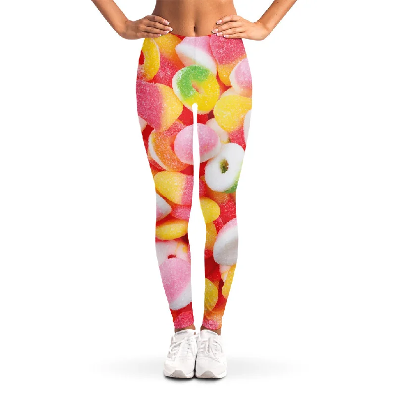 Savings Event Sweet Gummy Print Women's Leggings
