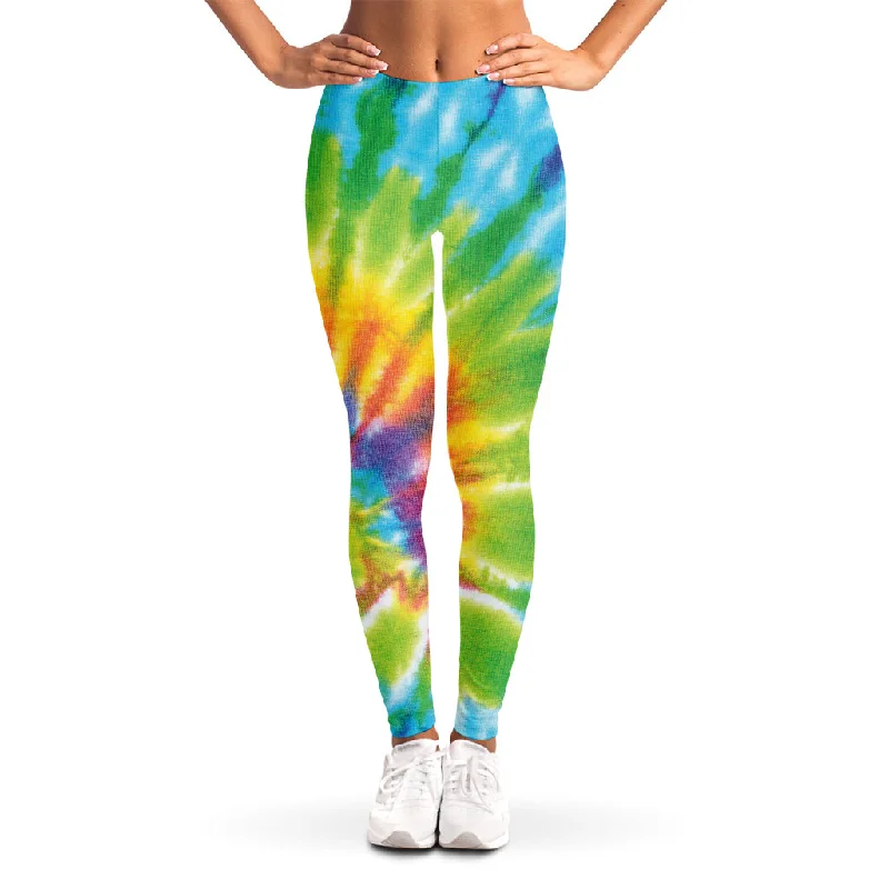 Blowout Sale Swirl Tie Dye Print Women's Leggings