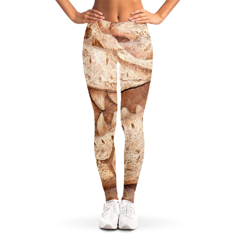 Season Finale Sale T-Rex Fossil Print Women's Leggings