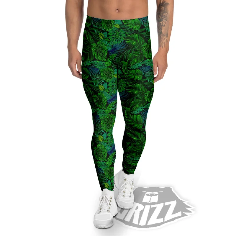 Special Price Tropical Aloha Hawaii Print Pattern Men's Leggings