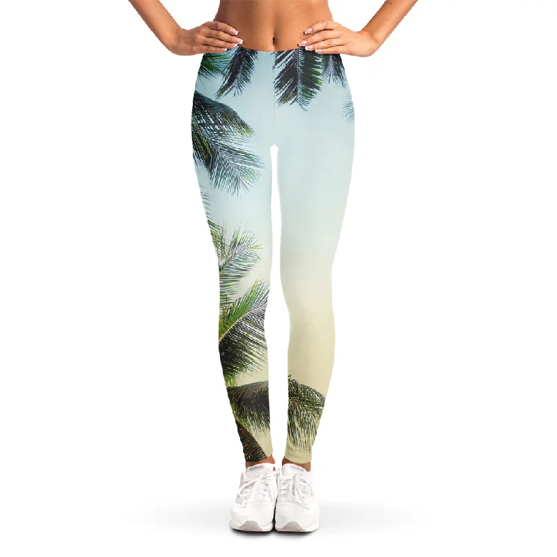 Unbeatable Prices Vintage Coconut Tree Print Women's Leggings