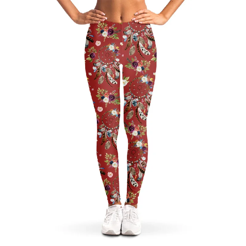 Lowest Price Vintage Dream Catcher Pattern Print Women's Leggings
