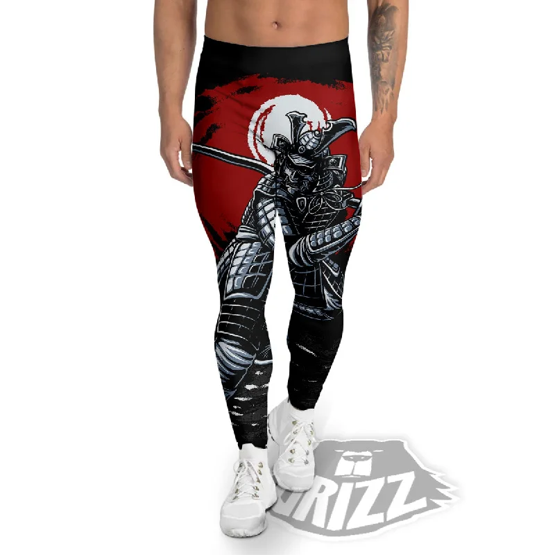 Price Break Warrior Samurai Dark Print Men's Leggings