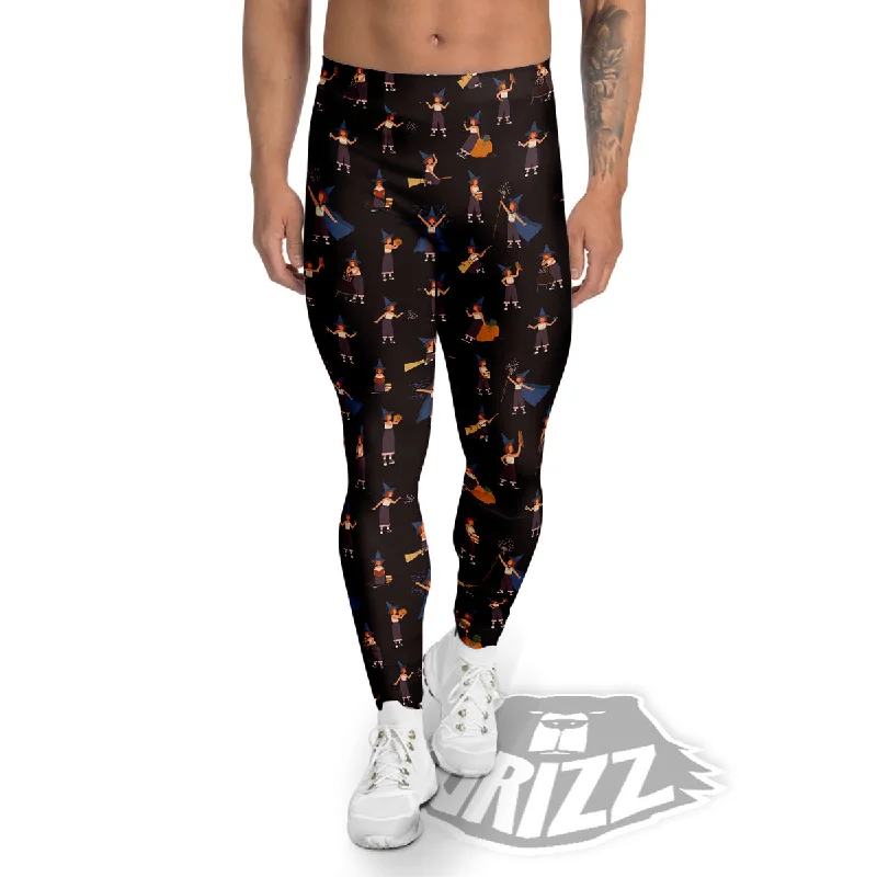 Quick Sale Wizard Cute Print Pattern Men's Leggings